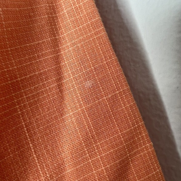 G.H Bass Co Shirt Men's Large Orange Button Down Short Sleeve Shirt Outdoors - Picture 6 of 8